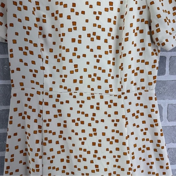 MM Lafleur Inez 1.0 dress mosaic print goldenrod/ivory, size 0 - Picture 5 of 11